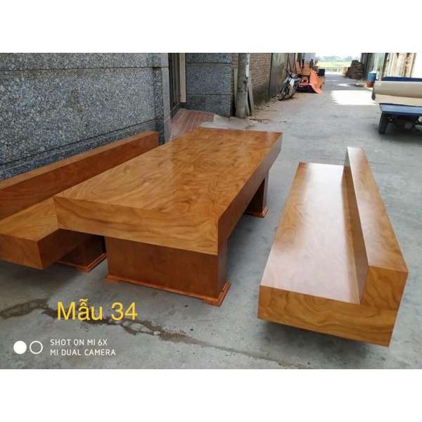 BÀN GHẾ K3 TỰA GỖ HƯƠNG ĐÁ ĐỎ_HT120